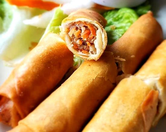 Vegetarian Crispy Spring Rolls (3)