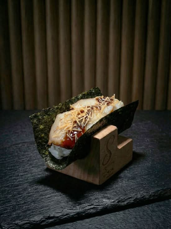 Black cod miso phyllo