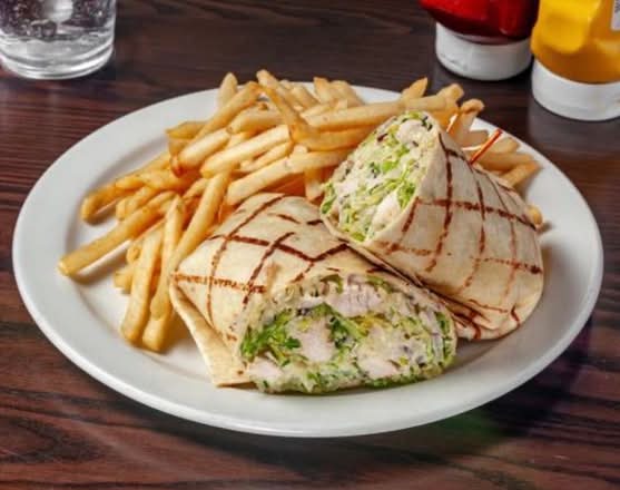 Blackened Chicken Caesar Wrap