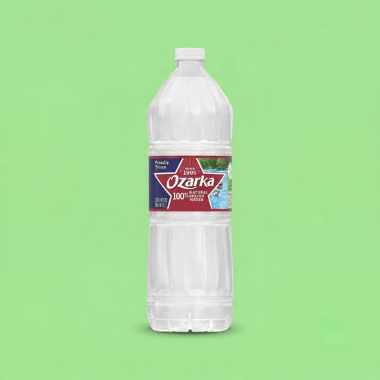water bottle.