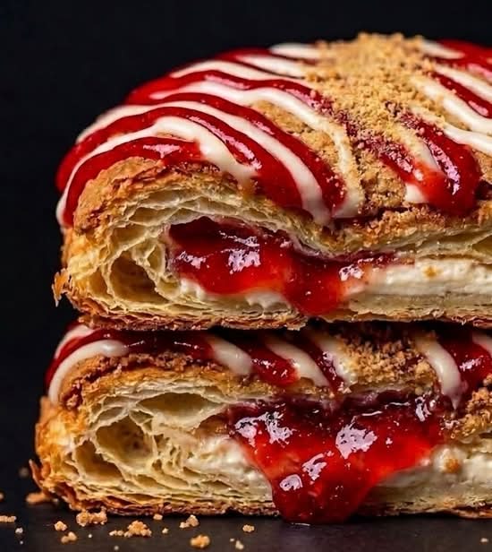 Strawberry Cheesecake Crookie