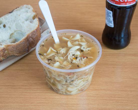 Pulled Chicken Noodles Soup