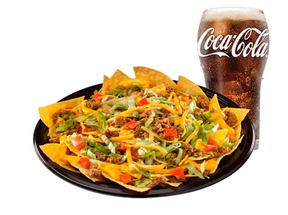 Nachos Deluxe w/Drink