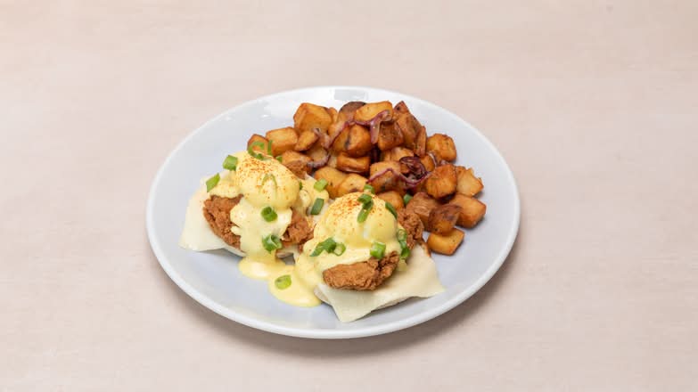 Fried Chicken Benedict / Bénédictines poulet frit