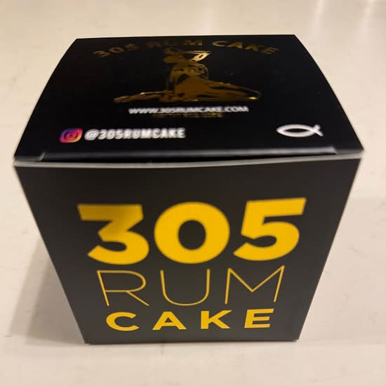 305 Rum Cake - Chocolate