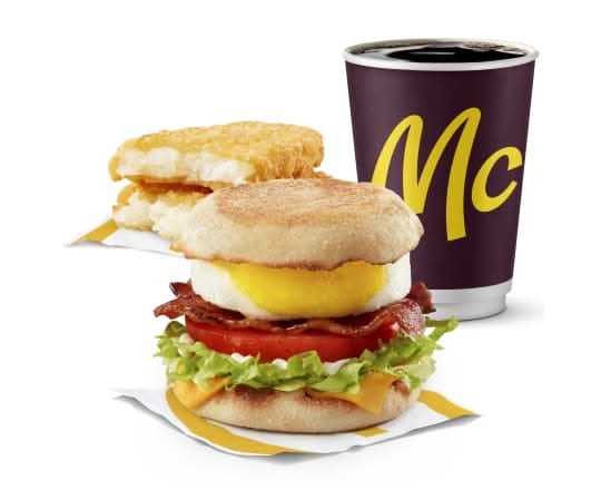 Egg BLT McMuffin Extra Value Meal [520.0 Cals]