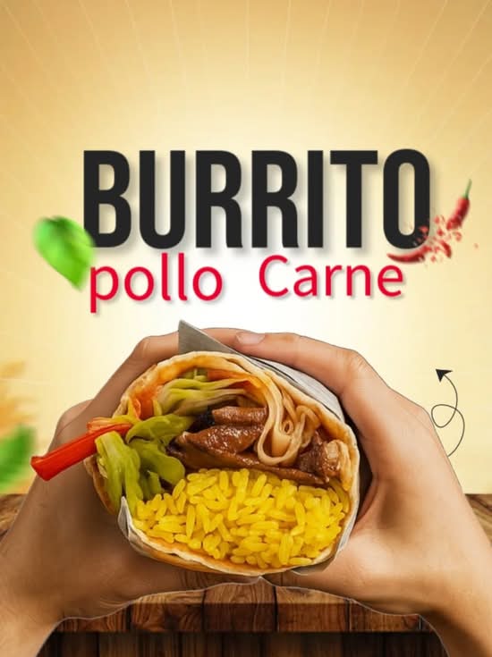 3 Chicken Burrito