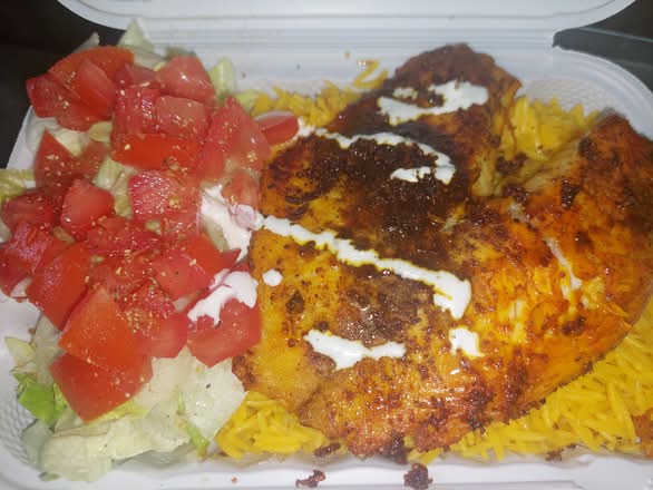 Grilled Double Fish Over Rice