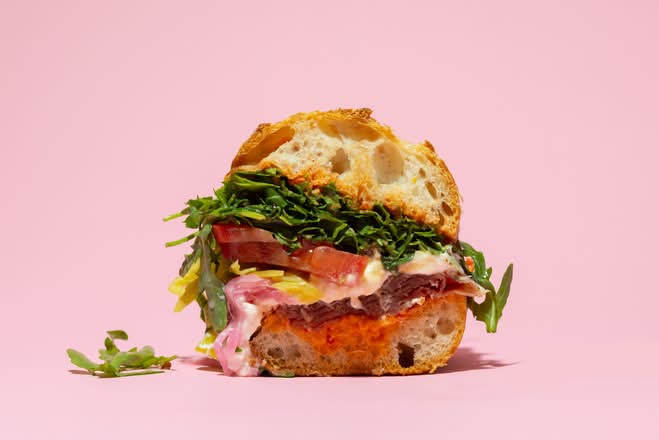 Spicy Gabagool Sandwich