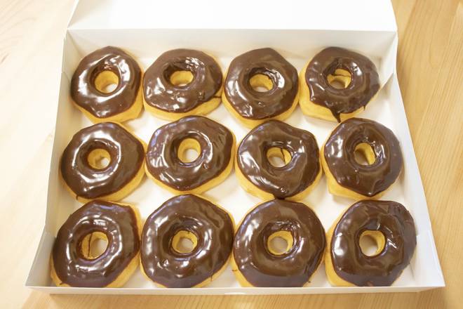 Dozen Choco Glazed Donuts