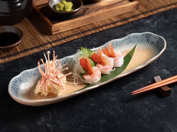 Aka Ebi Sashimi