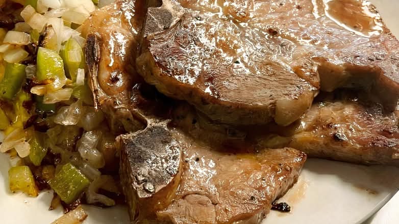 Pork Chop Breakfast