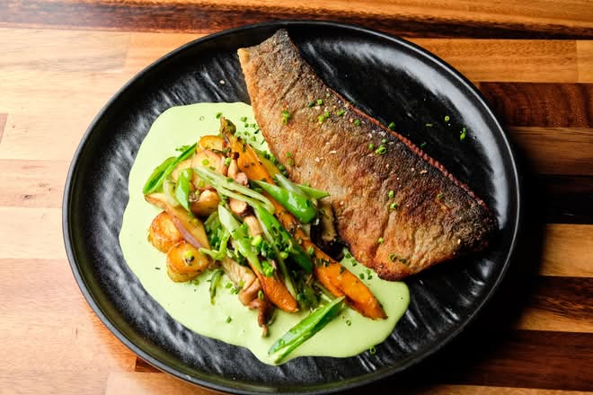 Pan Seared Trout