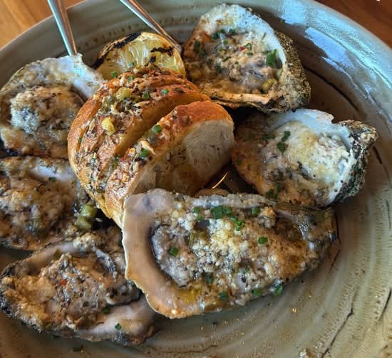 Char Grilled Oysters