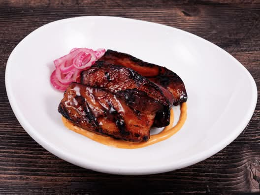 Bourbon Glazed Bacon