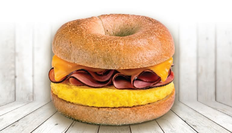HAM EGG & CHEESE SANDWICH