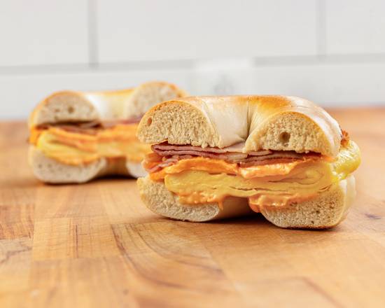HAM, Egg and Cheese Sandwich