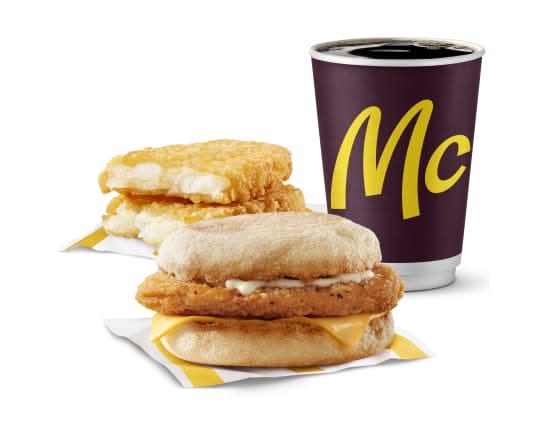 Chicken McMuffin Extra Value Meal [520.0 Cals]