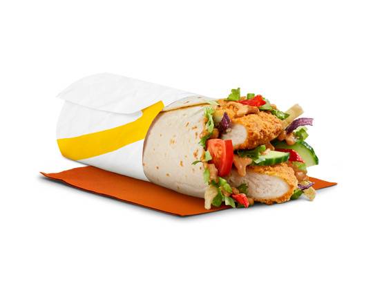 Creamy Chipotle McWrap with Crispy Chicken [670.0 Cals]