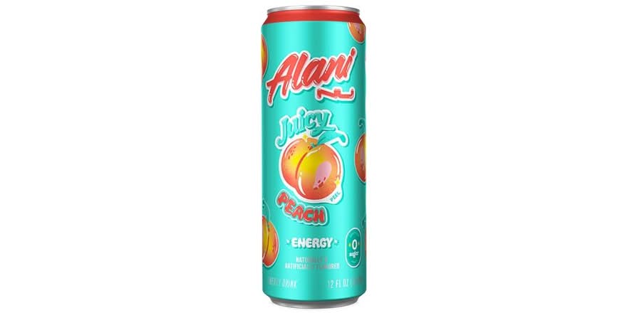 Alani Juicy Peach 12oz Can