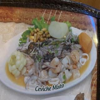 Cebiche Mixto Pescado Y Marisco