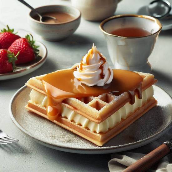 Waffle Ice Cream Sandwich
