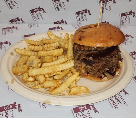 Pulled Beef  Burger