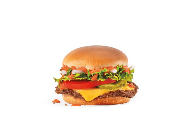 Hot Ones™ Sriracha Jr. Jumbo Jack® Cheeseburger