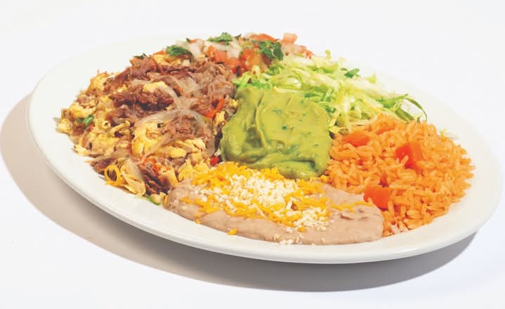 #8 Machaca (Shredded Beef With Egg)