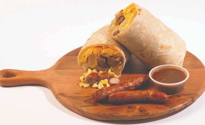 Sausage Breakfast Burrito