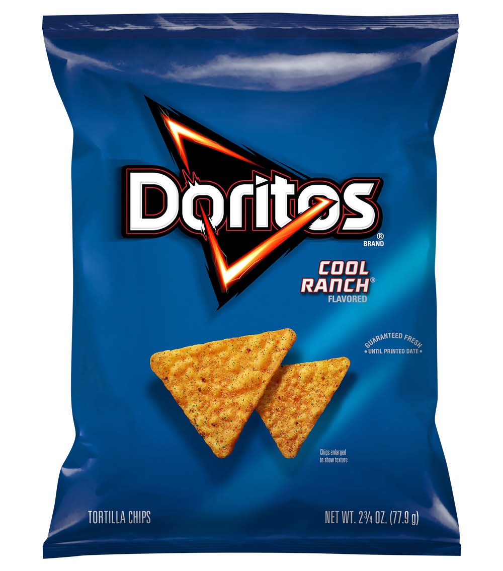 Doritos Tortilla Chips, Cool Ranch (2.75 oz)