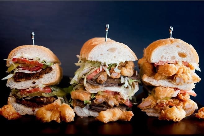 Large Fried Shrimp Poboy