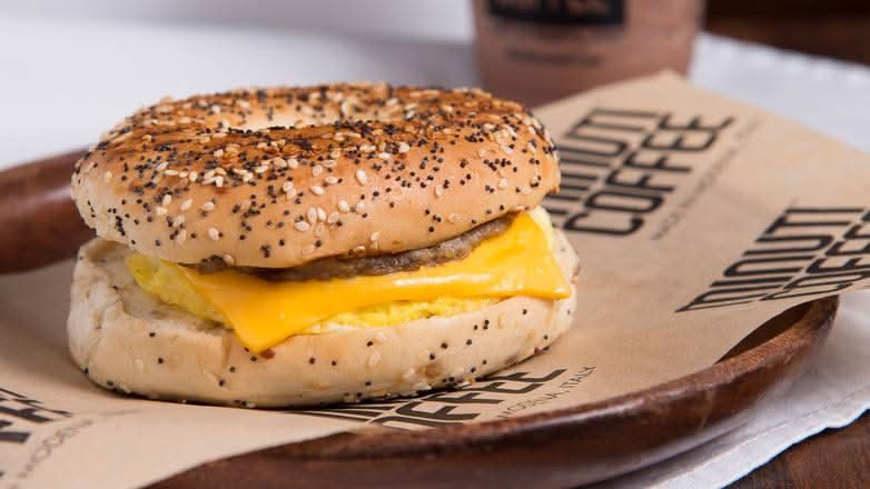 Sausage, Egg, and Cheese Bagel