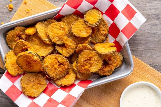 Hand-Breaded Pickles