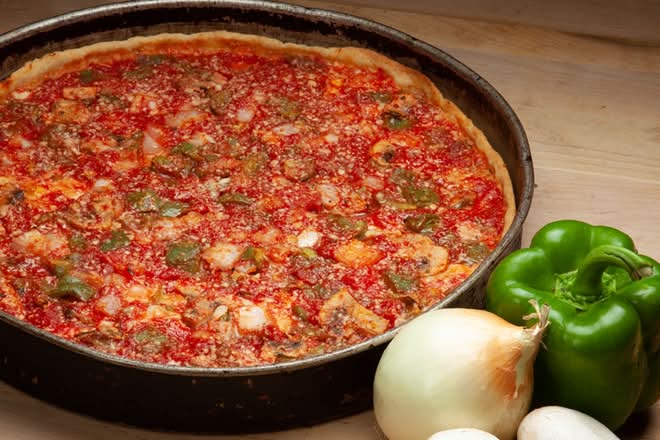 Large - Deep Dish Veggie