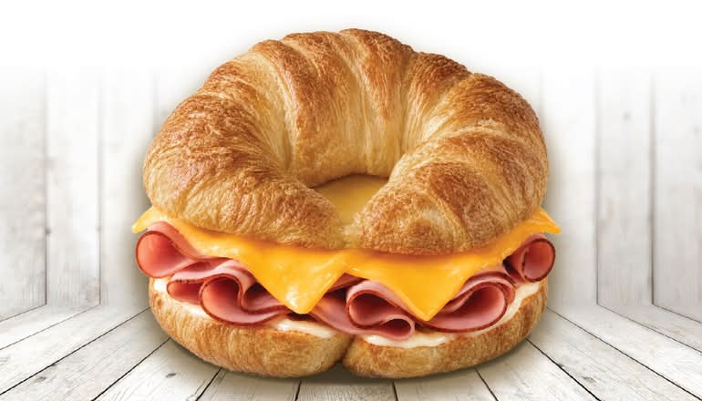 HAM & CHEESE ON CROISSANT