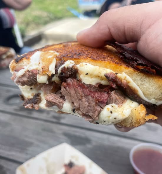 Brisket Grilled Cheese