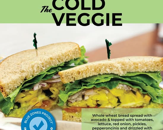 Cold Veggie & Cheese Sand