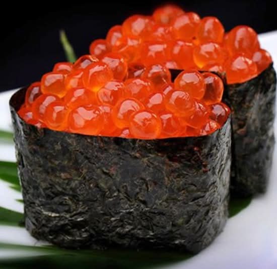 Salmon Egg Sushi