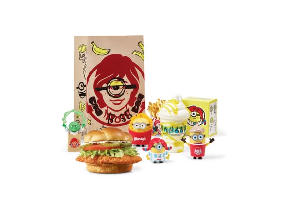 Wendy’s Minions & Monsters Spicy Chicken Meal