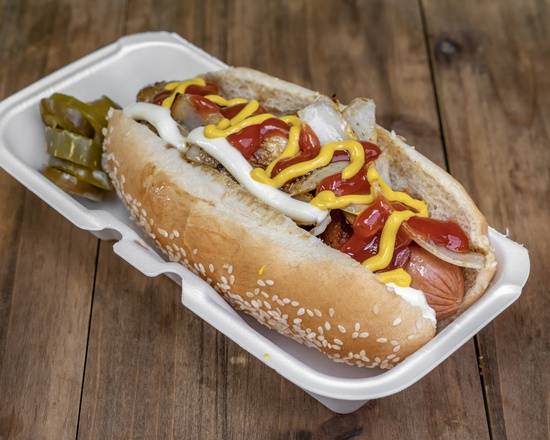 Bacon Wrapped Hot Dog