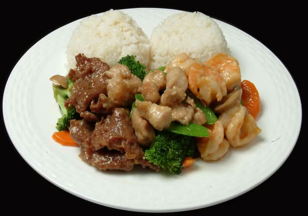 Chicken and Beef with Mixed Vegetables