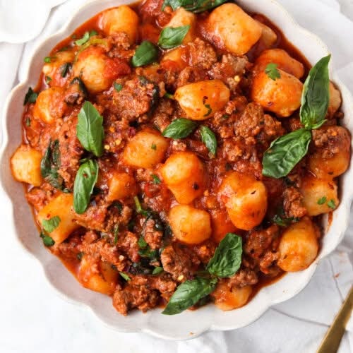 Gnocchi Bolognese