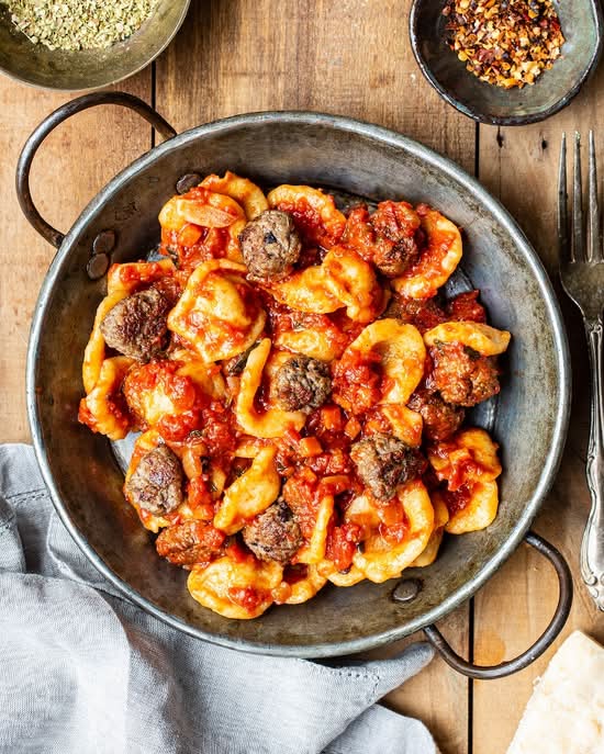Orecchiette w/ Meatballs