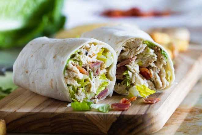 Grilled Chicken Caesar Wrap