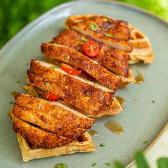 Chicken & Waffle Milanese