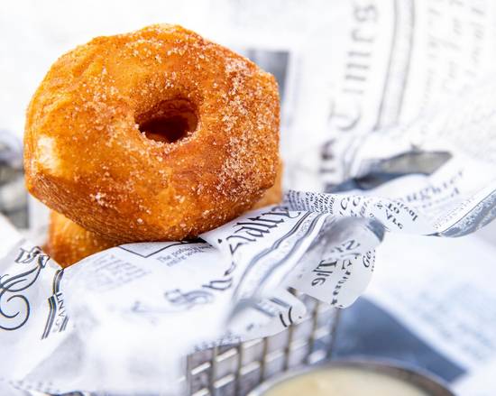 Cinnamon and Sugar Dusted Croissant Donuts