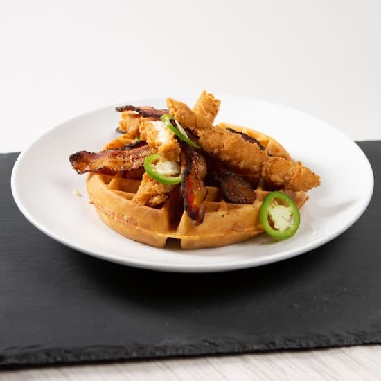 Crispy Chicken & Bacon Waffle