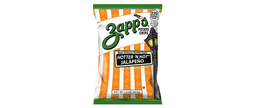 Zapp's Hotter 'N Hot Jalapeño Chips
