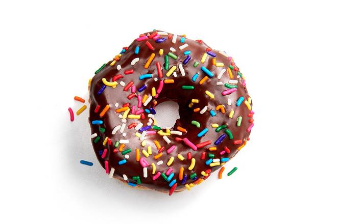 Chocolate Iced with Sprinkles